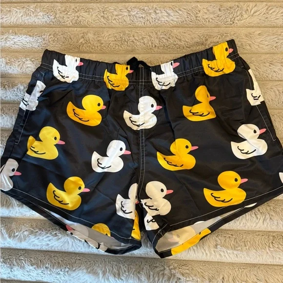 Duck Print Athletic Shorts-Size small - Picture 1 of 6